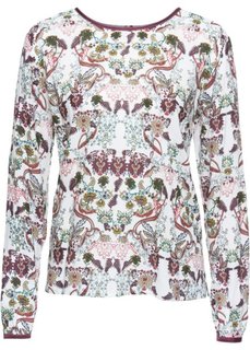 Блузка (белый/яркий рисунок) Bonprix