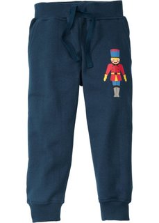 Трикотажные брюки (темно-синий с рисунком) Bonprix