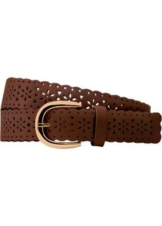 Ремень с перфорацией (коричневый) Bonprix