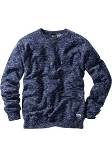 Свитшот Regular Fit (темно-синий меланж) Bonprix