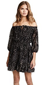 BB Dakota Westerly Burnout Velvet Dress