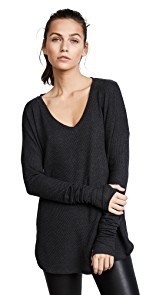 Feel The Piece Robin Thermal V Neck Top