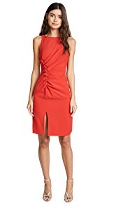 Halston Heritage Gathered Dress