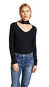 LNA Laced Up Turtleneck