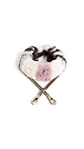 Rebecca Minkoff Fur Cross Body Strap with Chain