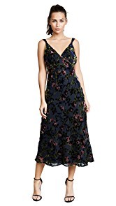 WAYF Sedona Bias Midi Dress