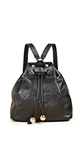 What Goes Around Comes Around Chanel Black Leather Backpack (Previously Owned)