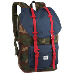 Рюкзак Herschel Little America Woodland Camo/Navy/Red Rubber