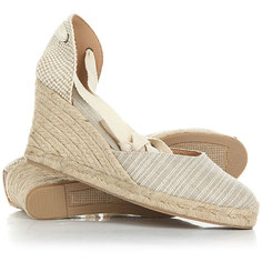 Сандалии женские Soludos Printed Tall Wedge Natural