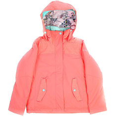 Куртка утепленная детская Roxy Jetty So Neon Grapefruit