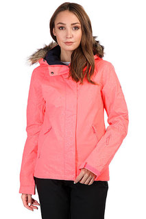Куртка утепленная женская Roxy Jet Ski Sol Neon Grapefruit_gana
