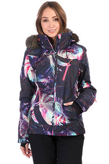 Куртка утепленная женская Roxy Jet Ski Prem Peacoat_seamless Fea