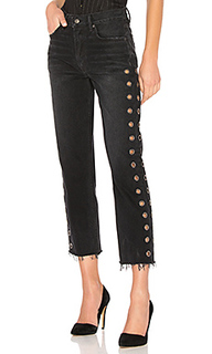 Укороченные прямые джинсы с высокой посадкой helena - GRLFRND