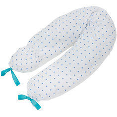 Подушка для беременных Премиум, наполнитель холлофайбер+полистирол, кармашек+завязки, Roxy-Kids