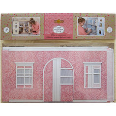 Набор для интерьера кукольного домика "Обои и ламинат", розовый ЯиГрушка