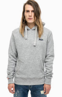 Серая толстовка с карманом-кенгуру Superdry