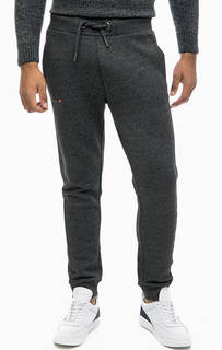 Серые спортивные брюки джоггеры Superdry