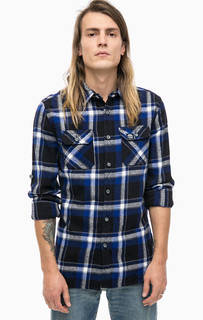 Приталенная рубашка в клетку Superdry