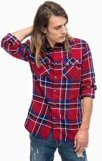 Повседневная рубашка из хлопка в клетку Superdry