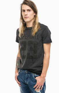 Хлопковая футболка с круглым вырезом Superdry