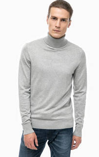 Серая водолазка из вискозы Alcott