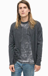 Серый кардиган на молнии Alcott