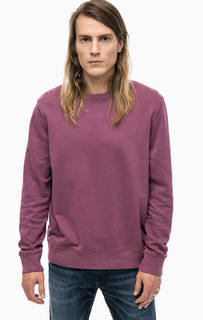 Фиолетовый свитшот из хлопка Alcott