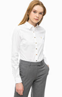 Приталенная рубашка из хлопка U.S. Polo Assn.