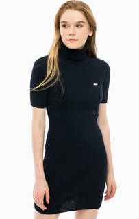 Шерстяное платье с высоким воротом U.S. Polo Assn.