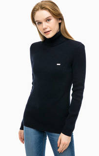 Синяя водолазка из шерсти U.S. Polo Assn.