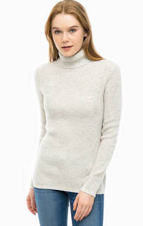 Бежевая водолазка из шерсти U.S. Polo Assn.