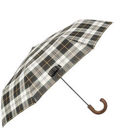 Складной зонт с деревянной ручкой Barbour
