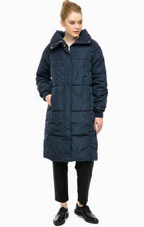 Утепленная длинная куртка синего цвета Vero Moda