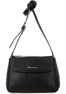 Черная кожаная сумка через плечо Fiato Dream