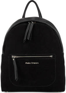 Черный замшевый рюкзак на молнии Fiato Dream