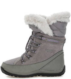 Зимние полусапоги из замши и текстиля Bearpaw