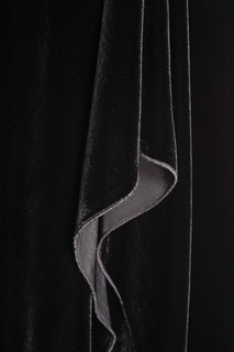 Бархатное платье с асимметричным подолом Roland Mouret