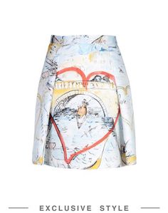 Юбка до колена Msgm x Yoox