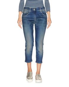 Джинсовые брюки-капри Elisabetta Franchi Jeans