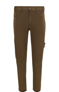 Хлопковые брюки карго Stone Island