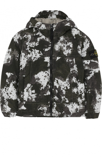 Куртка с капюшоном и принтом Stone Island
