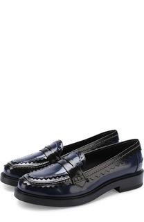 Кожаные пенни-лоферы с декоративной отделкой Tod’s Tods