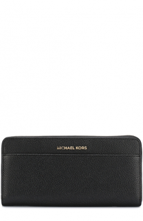 Портмоне на молнии из сафьяновой кожи MICHAEL Michael Kors