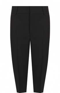 Укороченные шерстяные брюки Saint Laurent