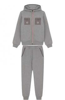 Спортивный костюм из хлопка Moncler Enfant