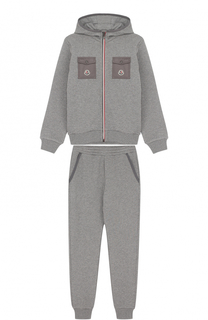 Спортивный костюм из хлопка Moncler Enfant