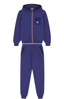 Спортивный костюм из хлопка Moncler Enfant