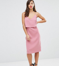 Платье-комбинация ASOS PETITE - Розовый