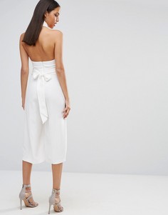 Комбинезон с халтером River Island - Белый