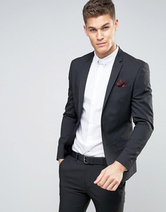 Черный пиджак суперзауженного кроя River Island - Черный